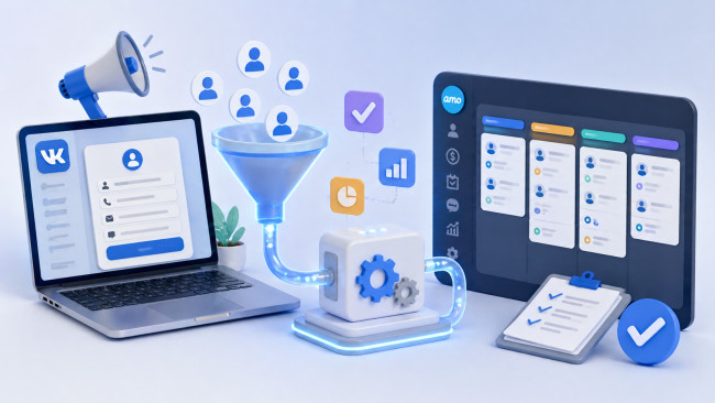 Как автоматически передавать лиды из VK Ads в amoCRM и не терять горячие заявки